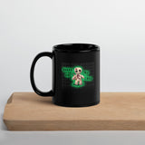Hexes Black Glossy Mug