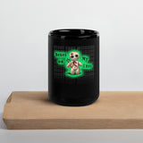 Hexes Black Glossy Mug