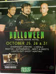 Official Halloween Autographed 2019 Thomas House TWC Event Poster