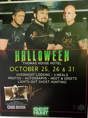 Official Halloween Autographed 2019 Thomas House TWC Event Poster