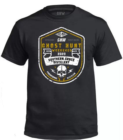 Southern Grace Distillery Prison Haunted Ghost Hunt Event Tee Shirt
