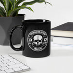Lucky 13 - Anniversary Black Glossy Mug