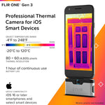 FLIR ONE Gen 3 Thermal Camera for iOS Lightning Port Only