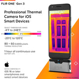 FLIR ONE Gen 3 Thermal Camera for iOS Lightning Port Only