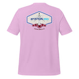 Station 450 Cocoa Beach Tropical Rocket Logo Tee - LILAC