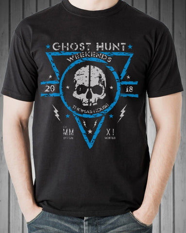 Thomas House Hotel GHW Skull 2018 Blue Official Event T-Shirt