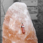 Red Jasper Stone Pendant Necklace