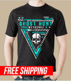 The 2021 Official Thomas House Hotel Ghost Hunting event collectors T-Shirt in Teal. 