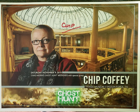 Autographed Promotional 8x10 Chip Coffey 2019 Titanic