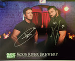 Autographed 8x10 Promotional 2017 Moon River Brewery w/Chris & Doogie
