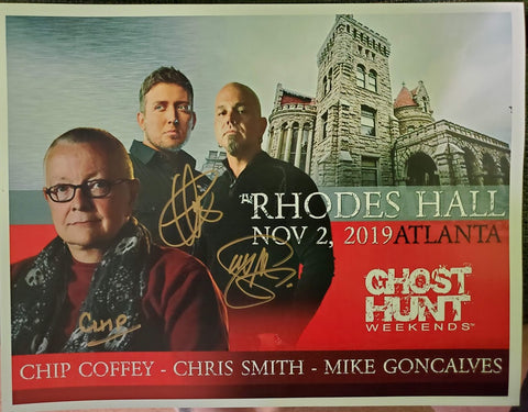 Autographed Promotional 8x10 Rhodes Hall 2019