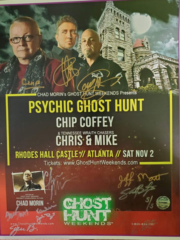 Autographed Rhodes Hall Event Poster w/Chip Coffey & TWC