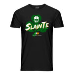 The Ghost Hunt Weekends Slainte Irish Cheers Saint Patricks Day Graphic Tee Shirt