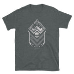 Battleship North Carolina Grey on Grey Graphic Tee